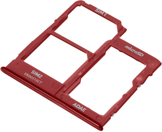 Replacement Sim Card Tray Galaxy A41 Red