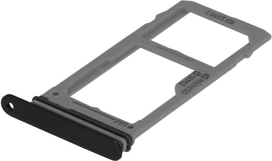 Nano-SIM- und Micro-SD-Kartenfach Ersatzteil Samsung Galaxy S9 – Dunkelgrau