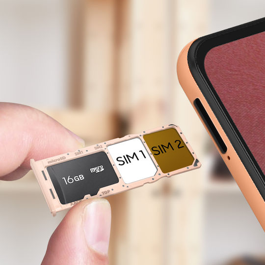 SIM-Kartenhalter Samsung Galaxy A13 4G Orange