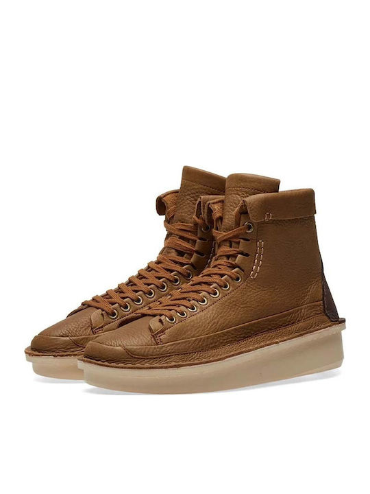 Oswyn Hi Leather Brown Men's Boots