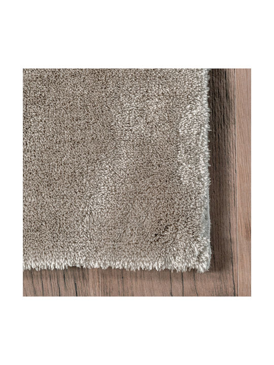 Saray Home Deluxe Anti-slip Rug Rectangular Furry Brown