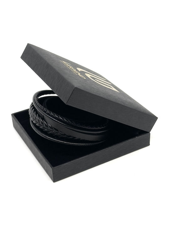 Legend Accessories Leather Bracelet 19cm