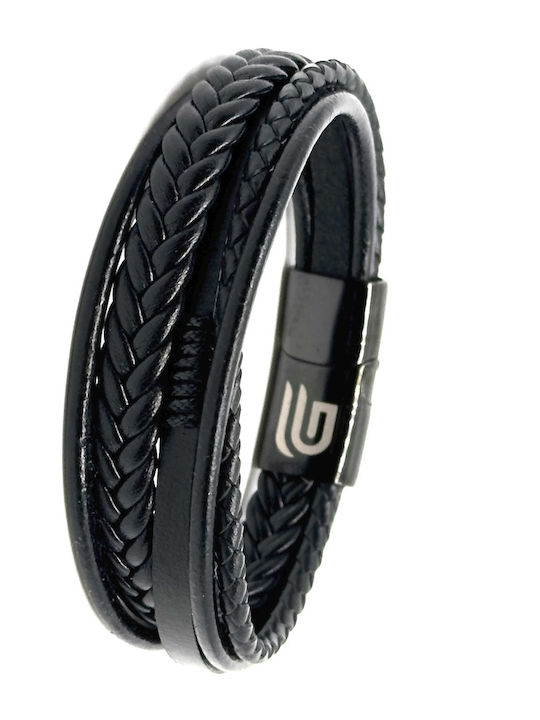Legend Accessories Leather Bracelet 19cm