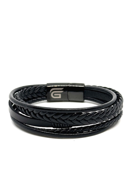 Legend Accessories Leather Bracelet 19cm