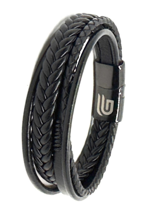 Legend Accessories Leather Bracelet 19cm