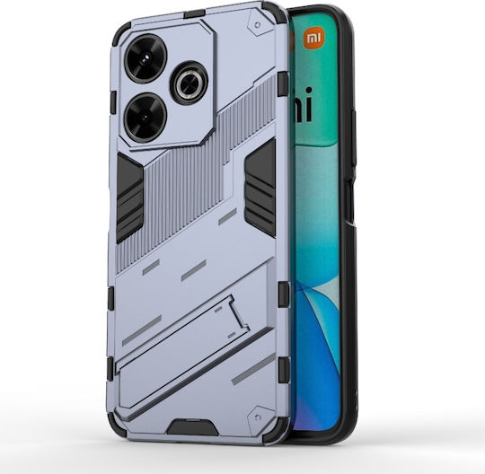 Punk Armor Back Cover Σιλικόνης Γκρι (Redmi 13 / Poco M6 4G)