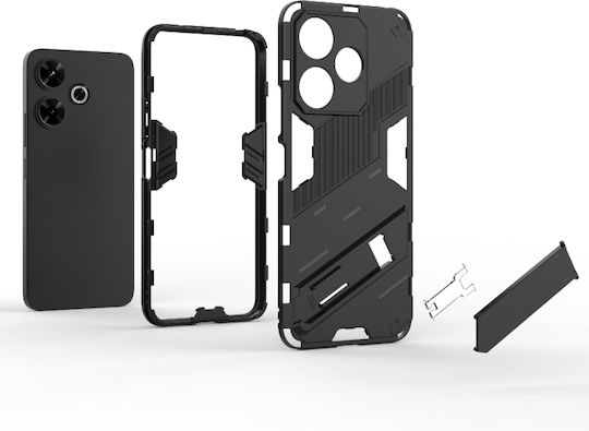 Punk Armor Back Cover Σιλικόνης Κόκκινο (Redmi 13 / Poco M6 4G)