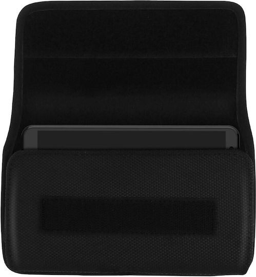 Universal L Size Belt Case Case Clip Loops Scratch Closure Black