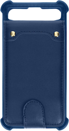 Carcasă Universală Antişoc 5.3" – 5.5" Smartphone-uri + Sloturi pentru Carduri – Albastru Închis