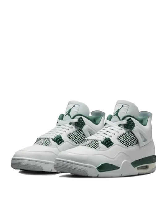 Air  4 Retro Ανδρικά Μποτάκια White / Oxidized Green / Neutral Grey