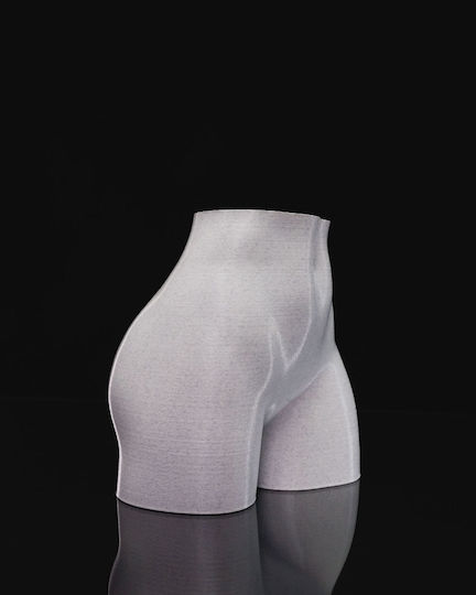 Dekorative Kunststoffvase Female Body Vase Female Graue F3xY13cm