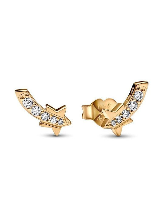 Pandora Earrings made of Steel Gold Plated