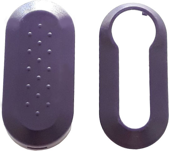 Car Key Cover Case made of for Fiat / Lancia in Pink Color