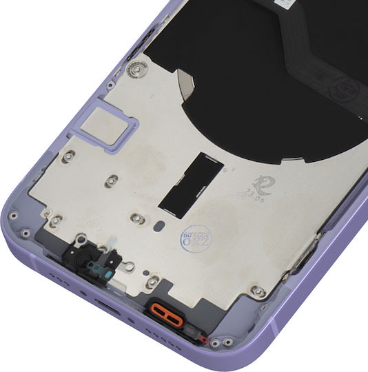 Clappio Frame + Battery Cover Iphone 12 Complete Lavender