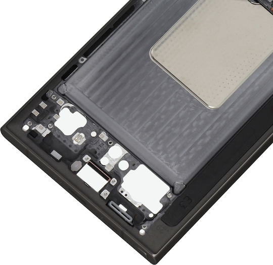 Samsung Frame + Battery Cover Galaxy S24 Ultra Original Titanium Black