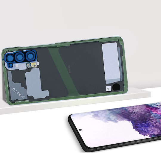 Capac baterie Samsung Galaxy S20 Panou spate de înlocuire Negru