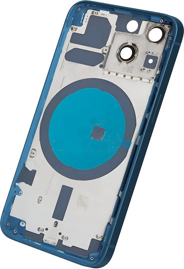 Clappio Frame + Battery Cover Iphone 13 Mini Rear Window Blue