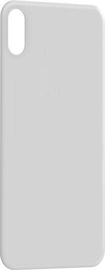 Capac baterie Clappio compatibil iPhone X argintiu