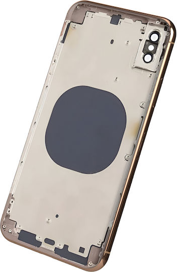 Clappio Frame + Battery Cover Iphone Xs Rear Window Light Pink