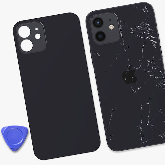 Clappio Battery Cover Iphone 12 Compatible Black