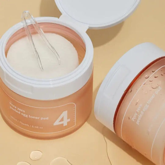 Numbuzin No4 Pore Zero Facial Toning Pads with Salicylic Acid AHA & BHA 70 Pieces