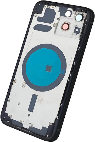Clappio Rahmen + Akkudeckel iPhone 13 Rückseite Schwarz