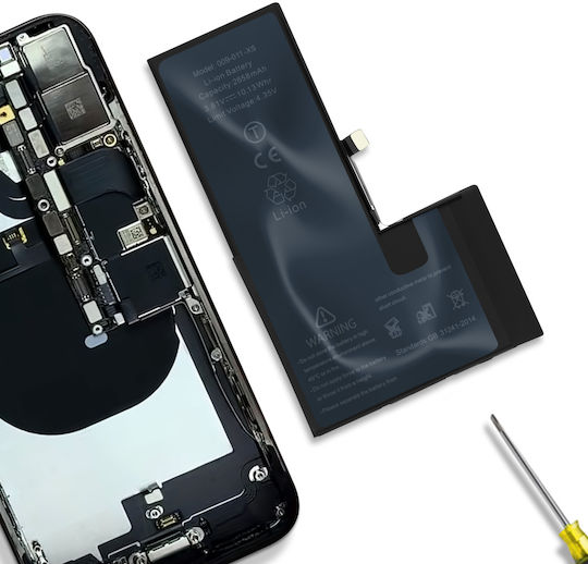 Clappio Battery Iphone Xs Internal Capacity 2658mah Black