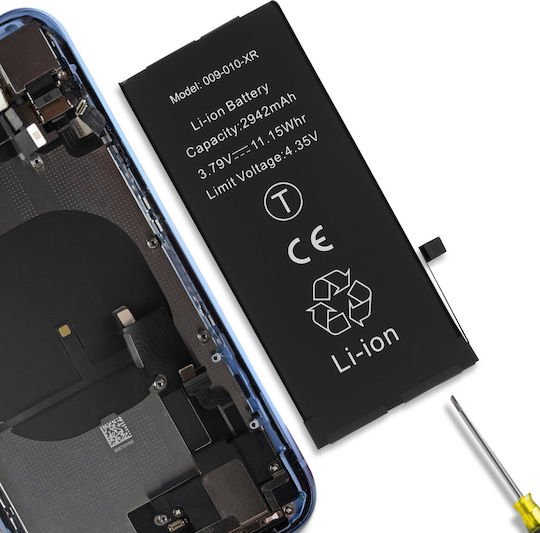 Clappio Battery Iphone Xr Internal Capacity 2942mah Black