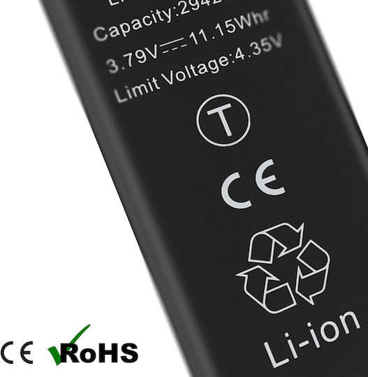 Clappio Battery Iphone Xr Internal Capacity 2942mah Black