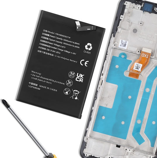 Baterie Clappio Honor 70 Lite X7 X6 Capacitate 5000mAh Negru