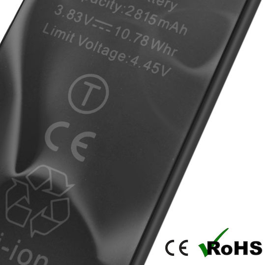 Clappio Akku iPhone 12/12 Pro Intern 2815mAh Kapazität Schwarz