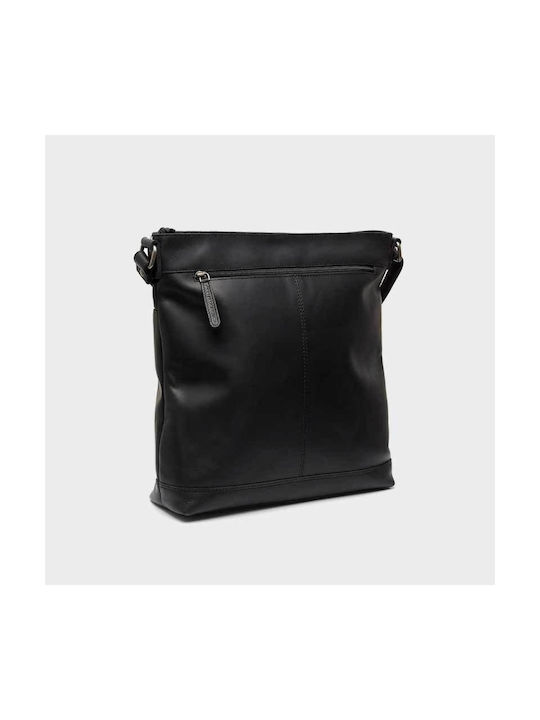 The Chesterfield Brand Leder Herrentasche Schulter / Crossbody Schwarz