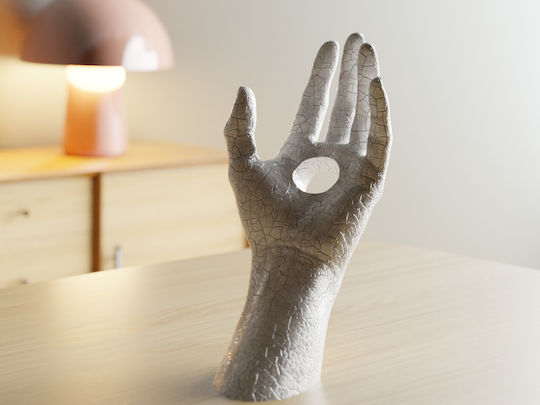 Wine Hand Holder Stone Efect Stand de vin WINE-5079