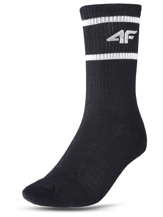 4F Kids' Socks Black 3 Pairs