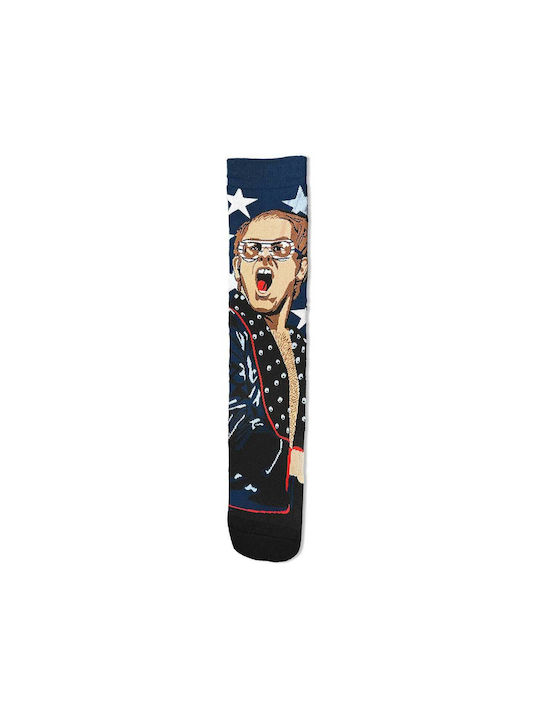 Good Luck Sock Men's Socks Elton John Playing Piano Gls-4385