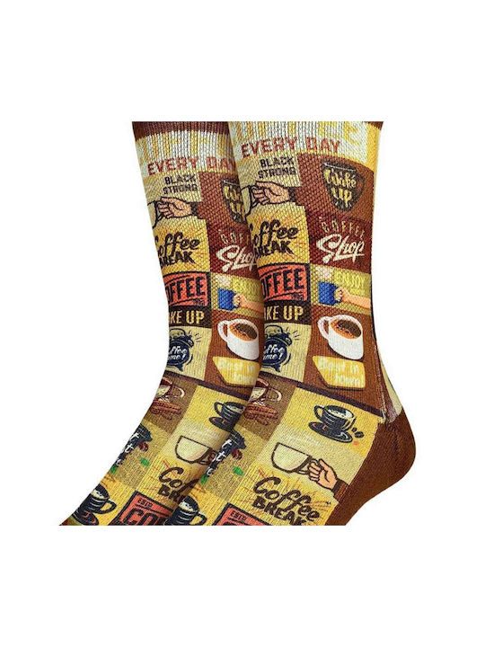 Șosete Bărbați Good Luck Sock Coffee Time Gls-4206