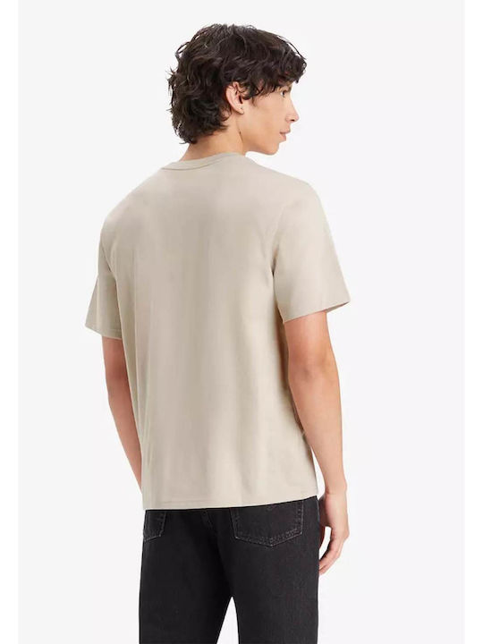 Levi's Herren T-Shirt Kurzarm Beige