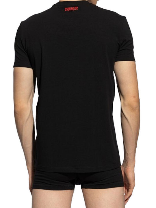 Dsquared2 Herren T-Shirt Kurzarm Black