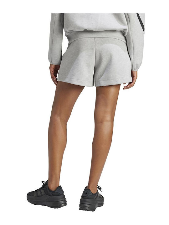 adidas Z.N.E. Women's High Waist Activewear Shorts Gray