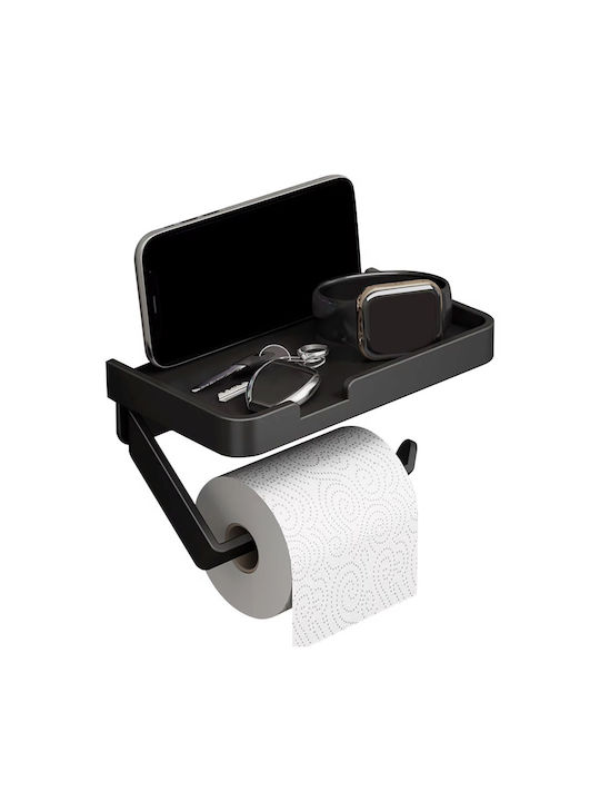 Papierhalter Metallisch Schwarz
