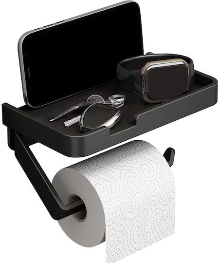Papierhalter Metallisch Schwarz