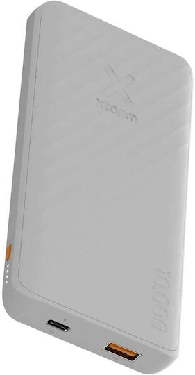 Xtorm Go2 Power Bank 10000mAh 15W με Θύρα USB-A και Θύρα USB-C Λευκό