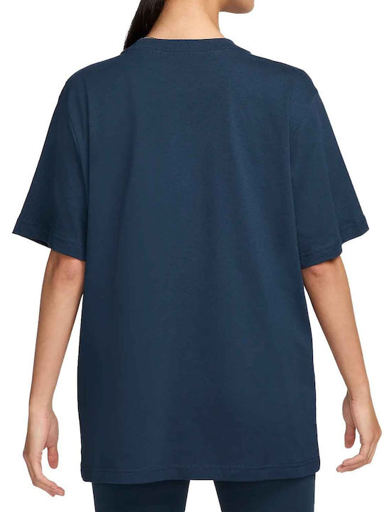 Sportswear Essential Damen Sportlich T-Shirt Blau