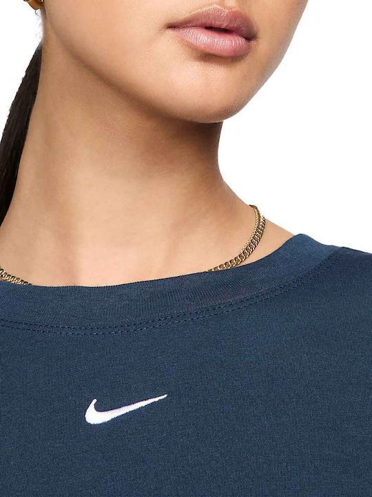 Sportswear Essential Damen Sportlich T-Shirt Blau