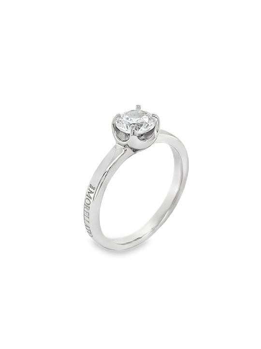 Morellato Damen Ring mit Zirkonia aus Stahl