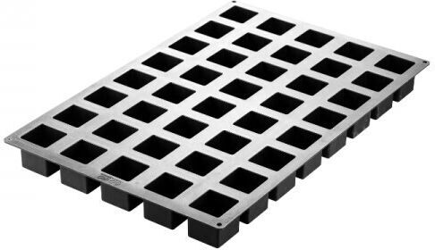 Silikomart Cube Formă de Patiserie pentru Chec Pătrat din Silicon 60x40buc 1buc