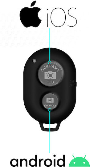 Bluetooth Remote Control Smartphone Remote Shutter Photos Compact Design
