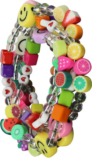 Handykette Schmuck Smiley Früchte 110cm Smile Kollektion Mehrfarbig