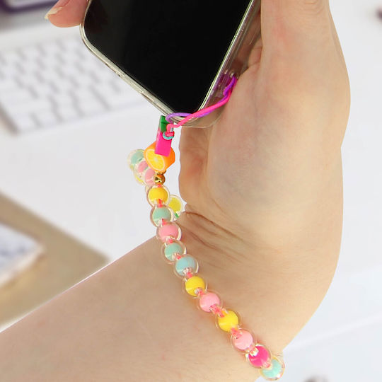 Phone Jewelry Homemade Round Pearls Collection Tutti Frutti Multicolored