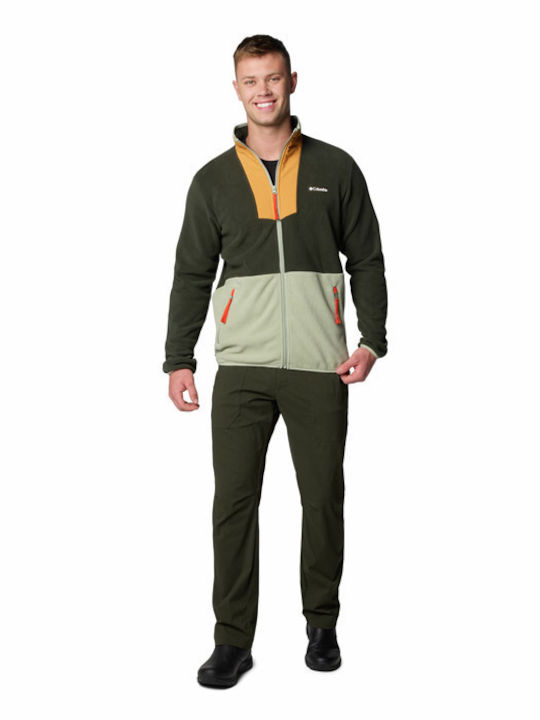 Herren Fleecejacke Grün